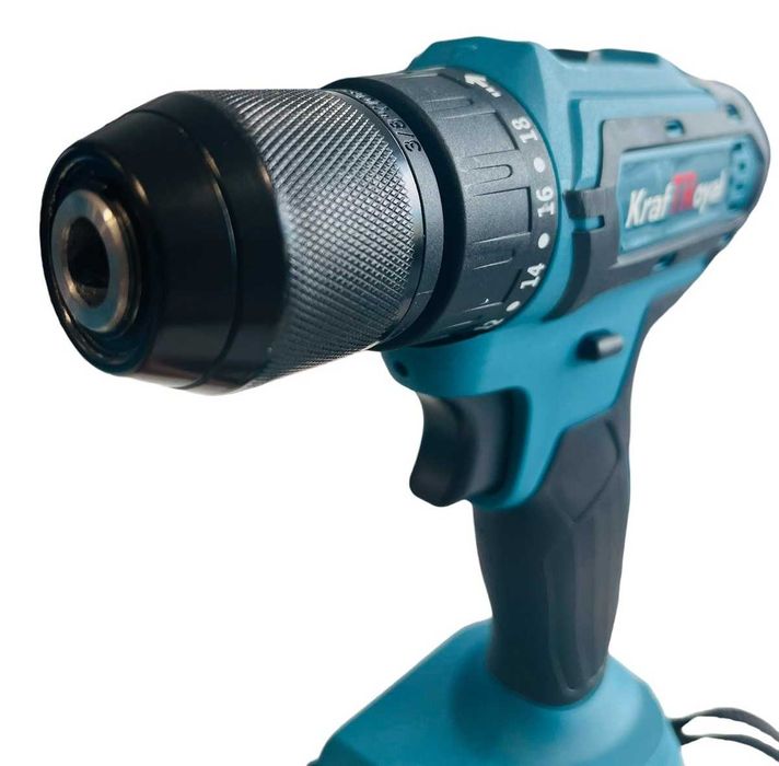 Акумулаторен ударен винтоверт KraftRoyal 36V с две батерии и зарядно