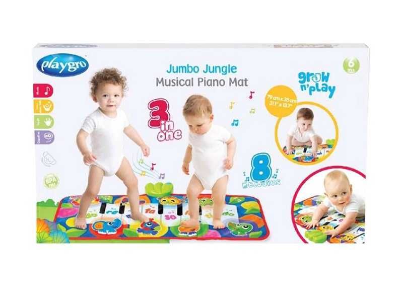 НОВИ! Музикално килимче пиано 3в1 Playgro