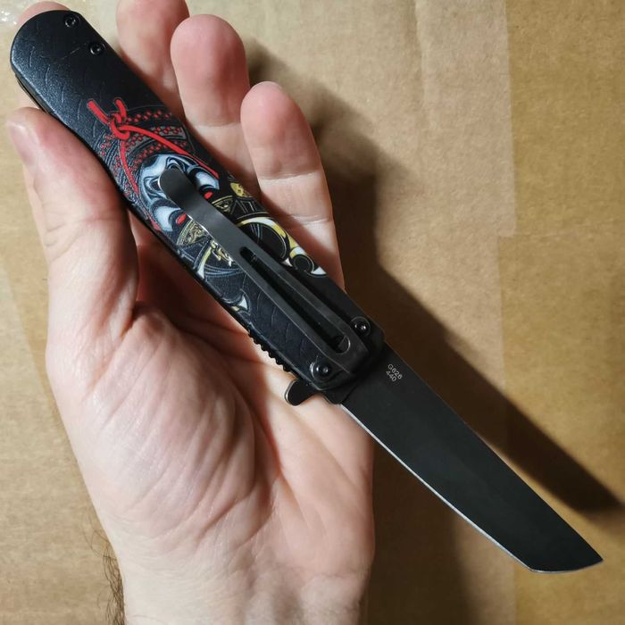 Сгъваем нож Ganzo Black Samurai Оригинален от Ganzo Firebird