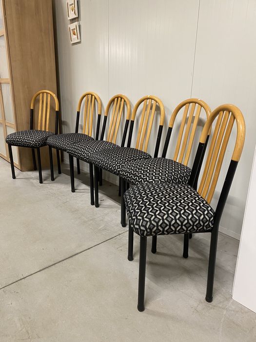 Scaune set 6 buc sezut confort cu memorii, cadru solid, calitate top