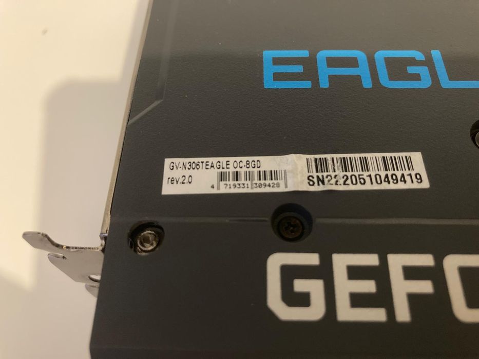 RTX 3060TI 8GB Gigabyte Eagle
