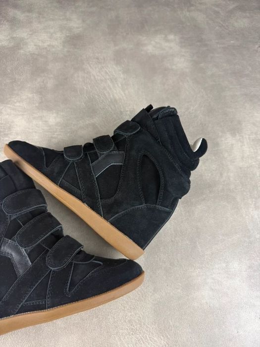 Ghete sneakers Isabel Marant Bekett negru marime 37 38 39 oversize