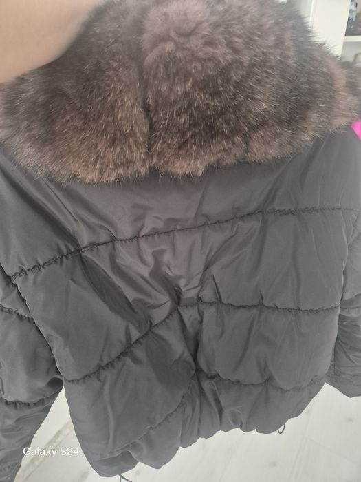 Vand geacă cu blană naturala