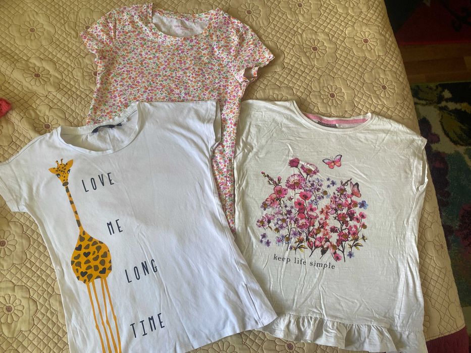 Tricou maieu bluza de vara femei marime S sau M muselina bumbac C&A