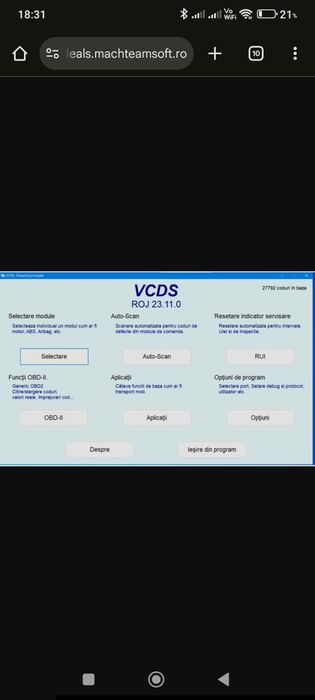 Diagnoza VCDS și multimarca