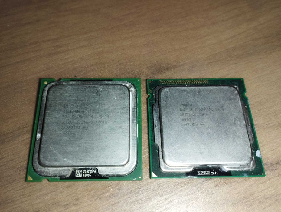 Процессоры Intel Celeron Pentium