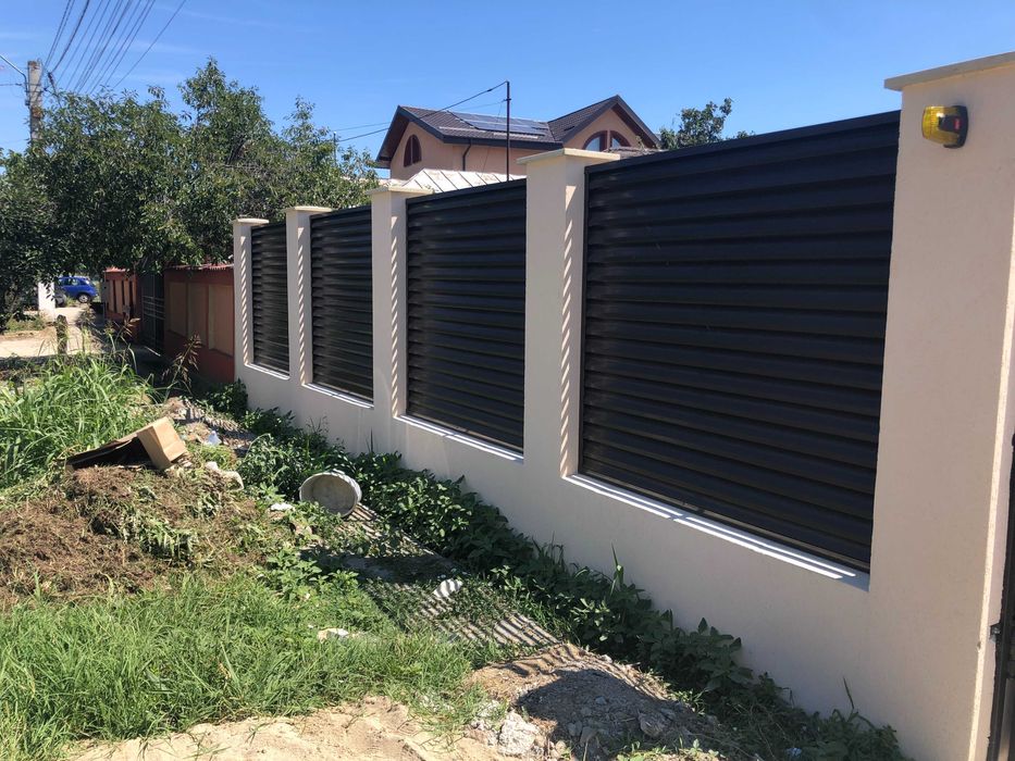 Kit jaluzele porti si garduri dublu vopsite