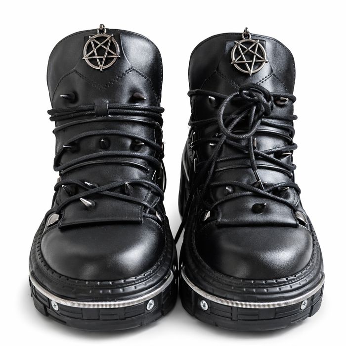 Готические ботинки платформа / gotik oyoq kiyim platforma