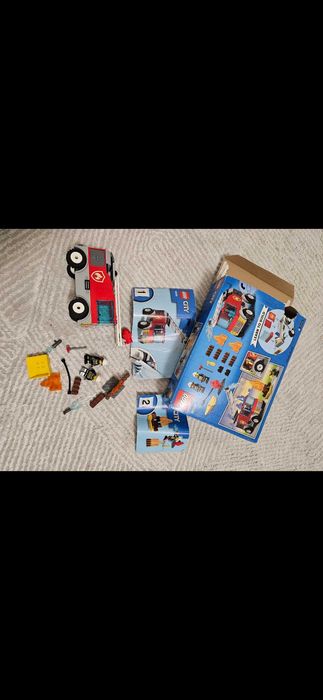Lego city пожарная машина