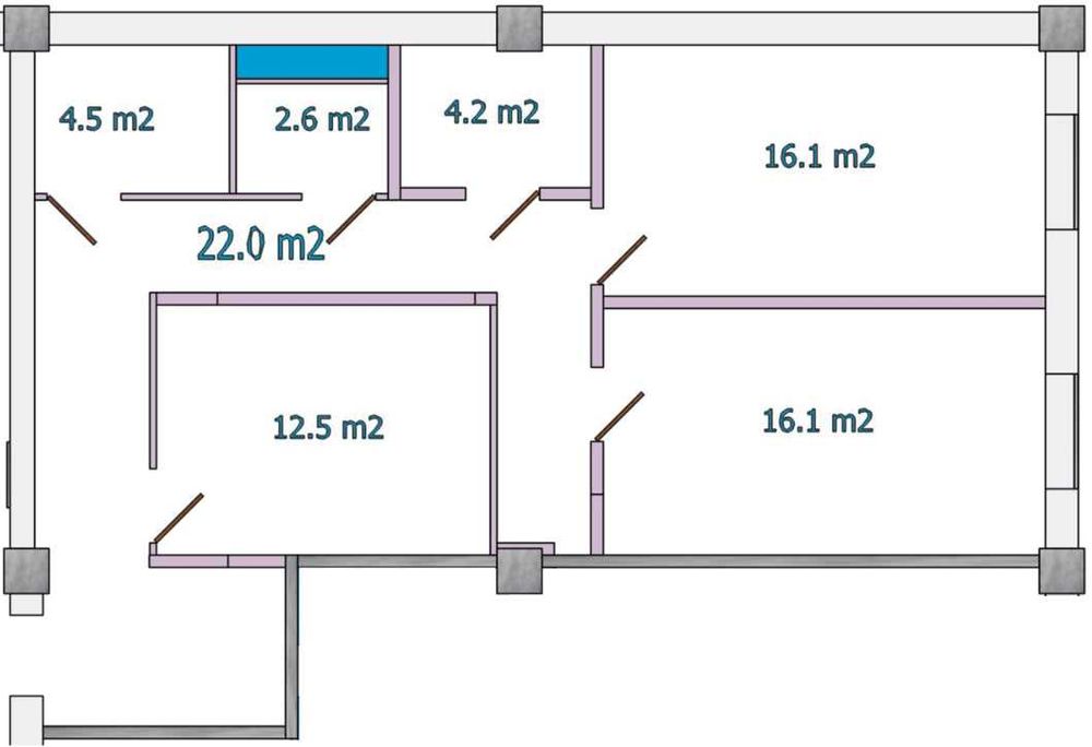 Продается коммерческое помещение 78 м2 в SOHO IVLIVA