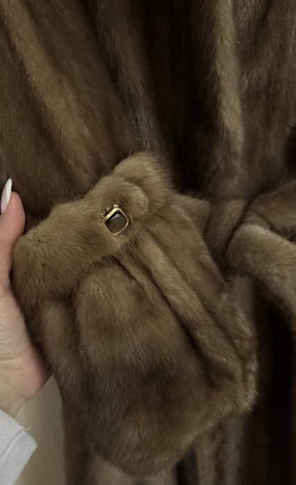 Дълго палто от Норка в най търсения цвят