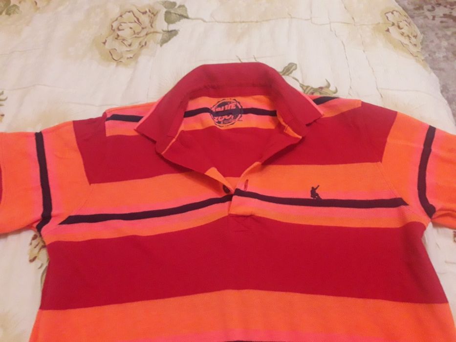 Тениска с яка 12 - 13 г