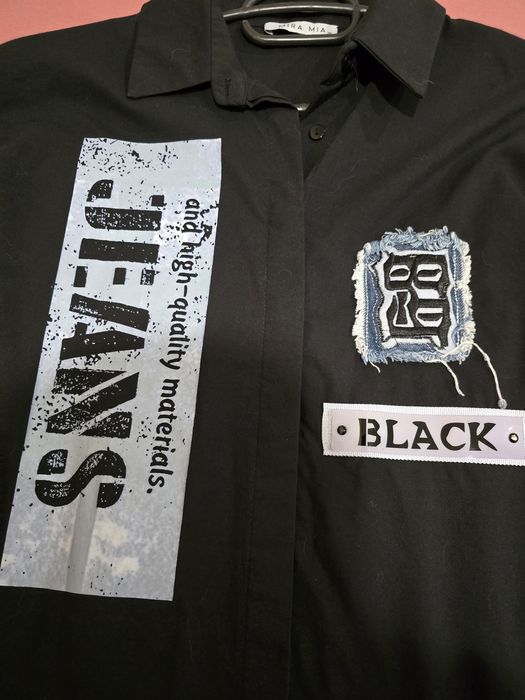 Официална риза с дълъг ръкар размер S-M