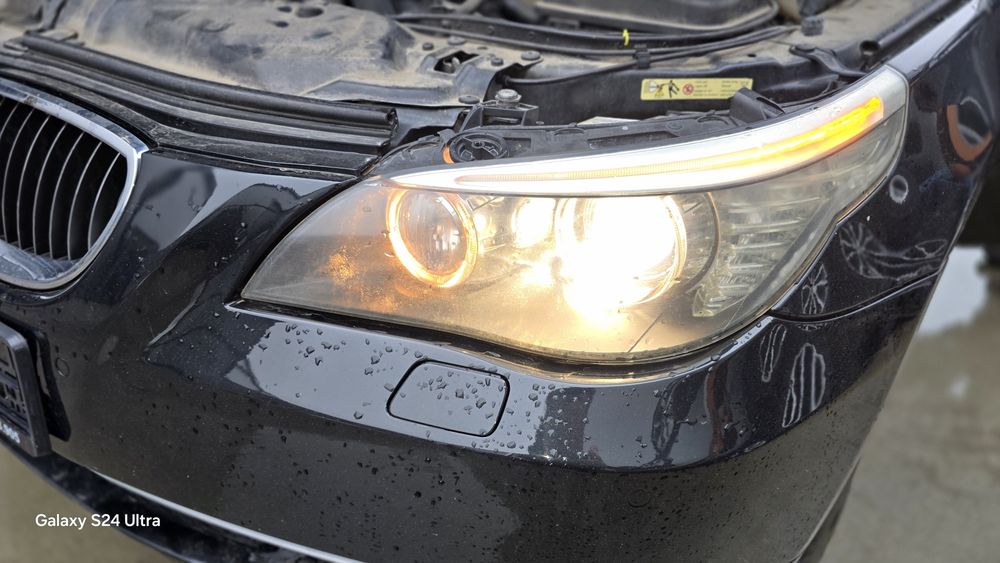 Far faruri bmw e60 e61 lci facelifr bixenon adaptiv cornering  europa