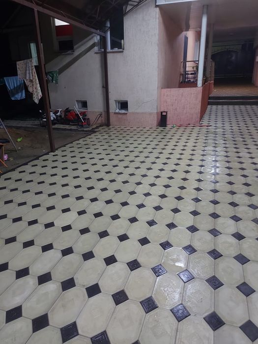 Укладка брусчатки