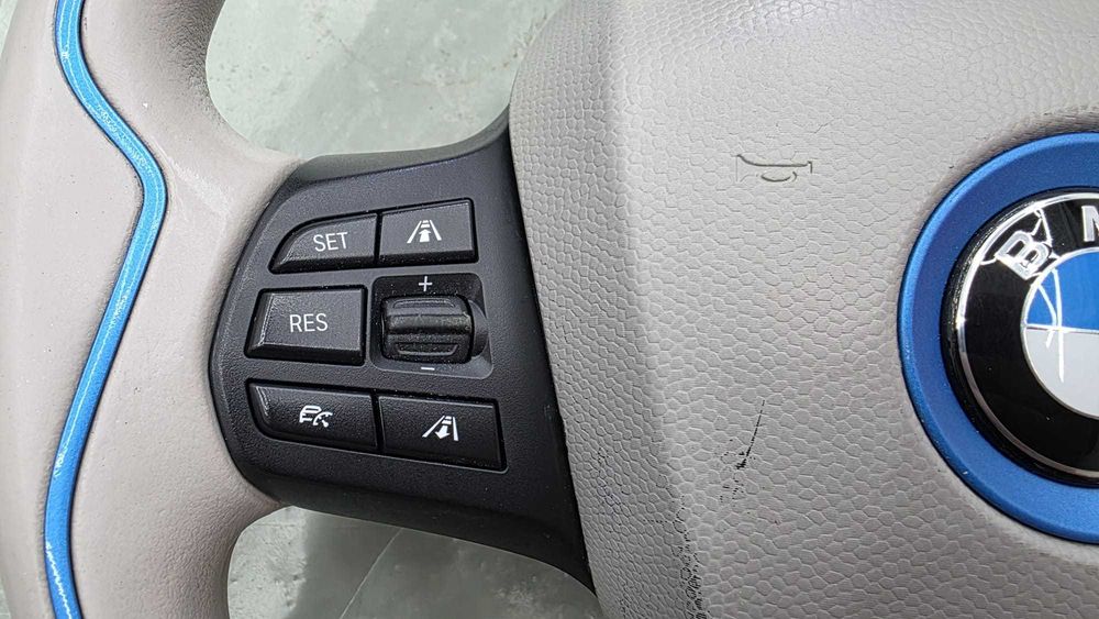 Volan Bmw i3/i3S cu ACC si comenzi volan, piele bej