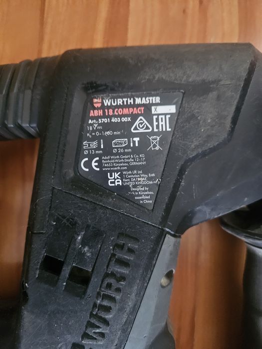 Set 2 buc. Rotopercutoare wurth