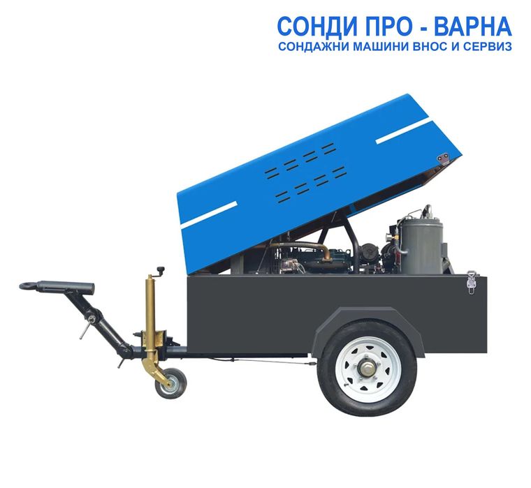 Нов Мобилен винтов компресор 30HP/3.5CN2 дизелов двигател 30 к.с. 7bar
