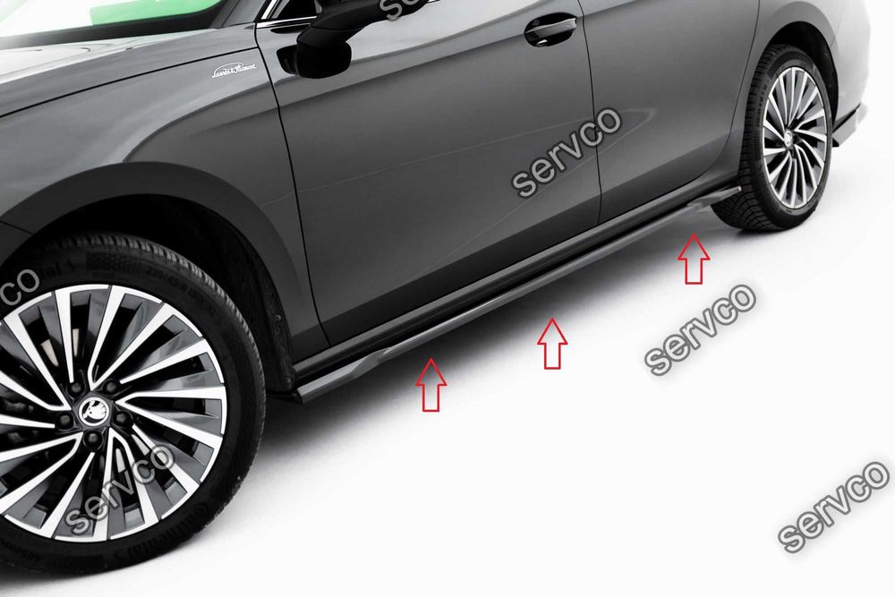 Pachet Exterior Prelungiri Body kit tuning Skoda Superb Sedan Mk4 2024- v3 - Maxton Design