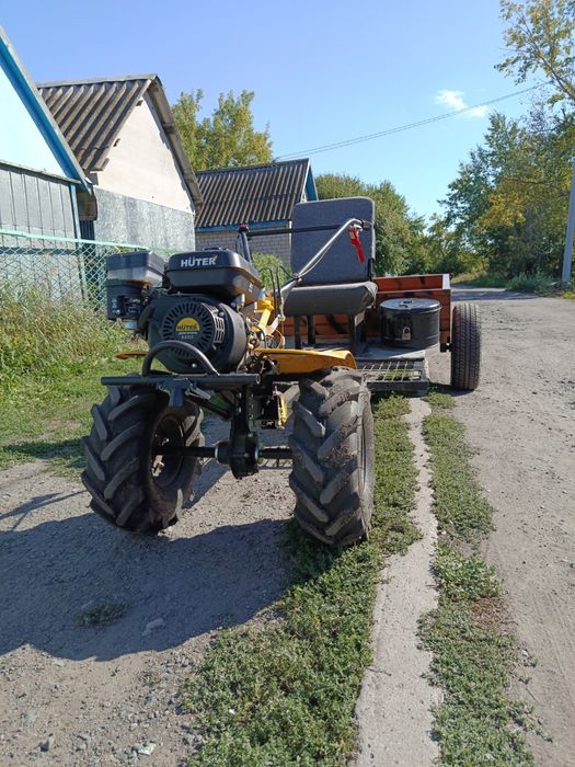 Мотоблок с прицепом