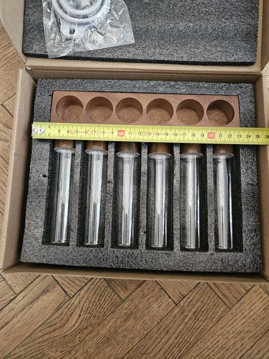 Eprubete sticla depozitare cafea boabe