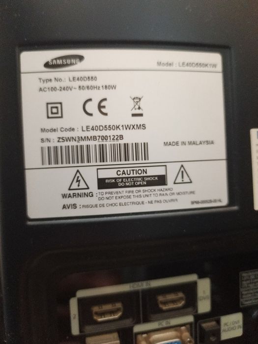 Телевизор Самсунг 55на запчасти