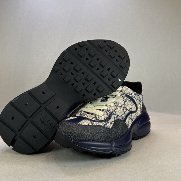 Gucci Rhyton "Navy Beige"! НОВИ!