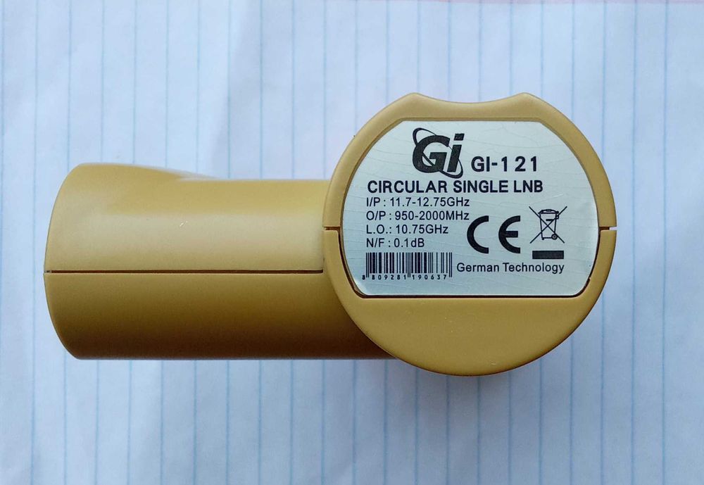 Конвертер GI-121 CIRCULAR Single LNB