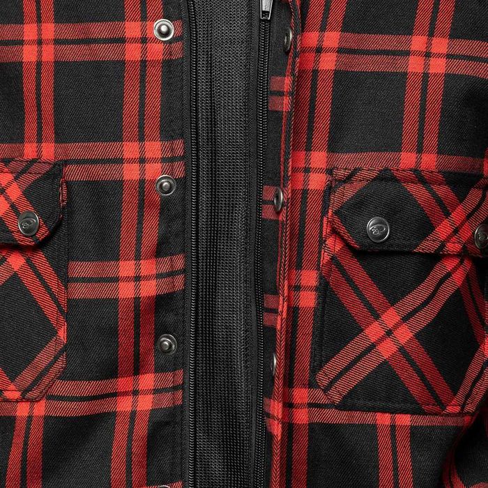 Camasa Geaca moto cu kevlar (rating AA), protectii nivel 2 Black Forge