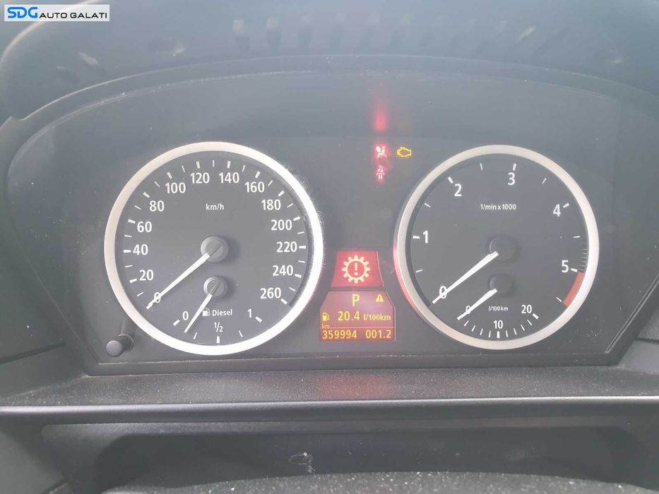 Ceas Ceasuri Cluster Instrumente Bord Volan Stanga BMW Seria 5 E60 E61 525 530 3.0 D 2003 - 2010 [C1257] [Depozit]