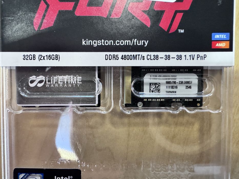 Memorie Laptop Kingston Fury Impact, 32GB DDR5, 4800MHz CL38