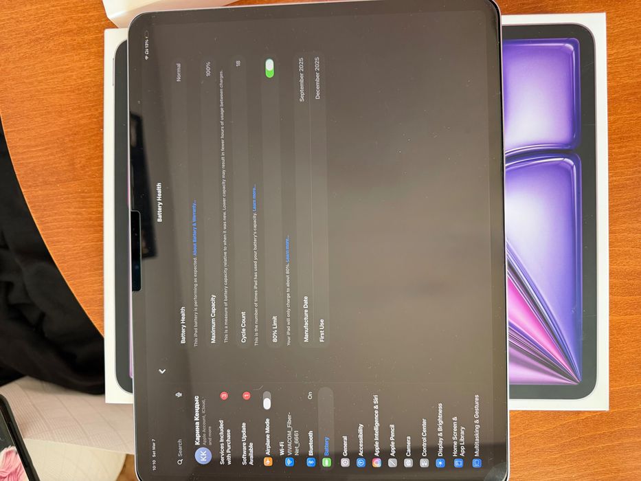 iPad Air 13 m3 като нов