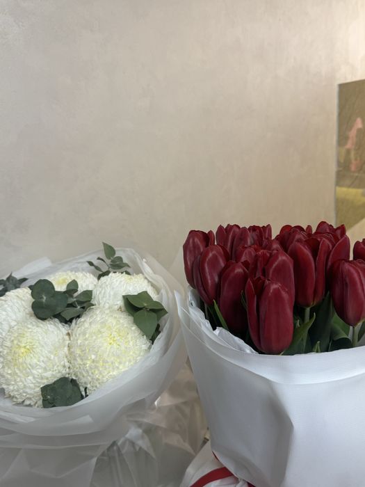 Букет цветы тюльпаны