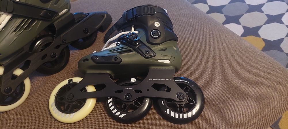 Role Freeskate MF900 HardBoot Verde Adulți 38