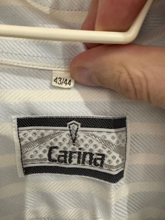 Светла раирана мъжка риза - с дълъг ръкав