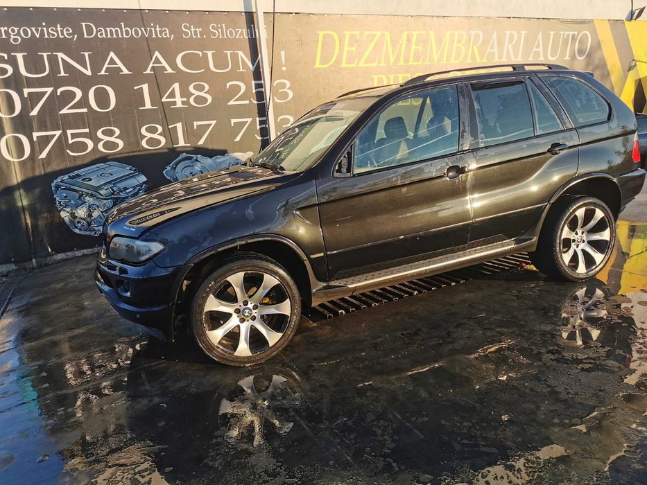 Dezmembrez bmw x5 e53 facelift/bara fata e53/capota e53/far e53/motor/