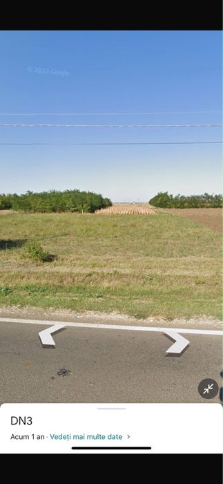Vand teren 1000m2 deschidere la DN3