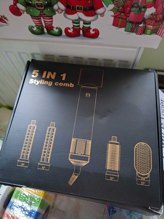 Нова четка за къдрене и изправяне + сешоар