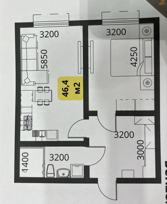 Продается 1-ком квартира