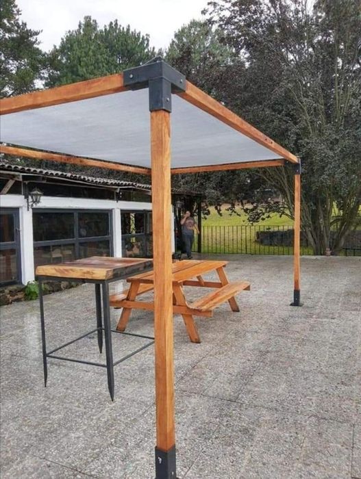 Навесы.Беседки..Пергола. навес разборный из дерево и коннекторов