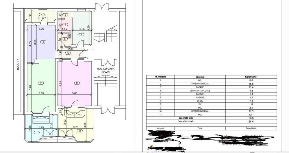 Spatiu comercial/apartament