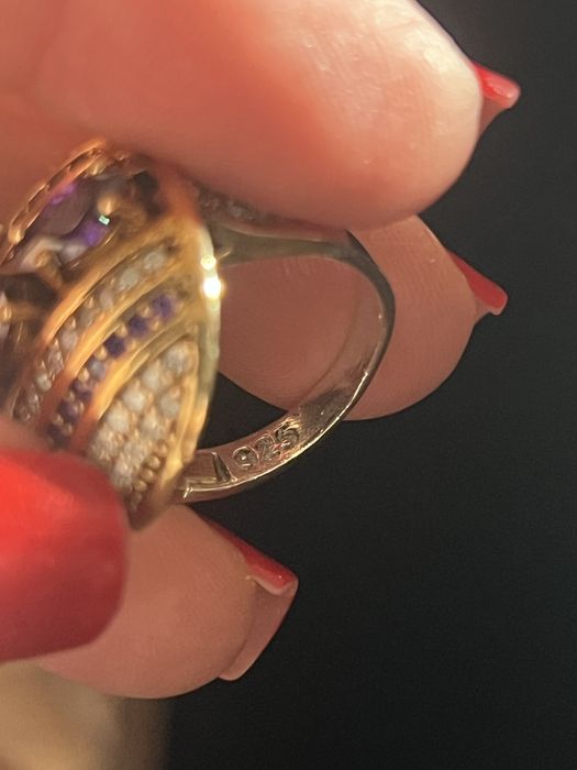 Inel de adgint cu ametiste