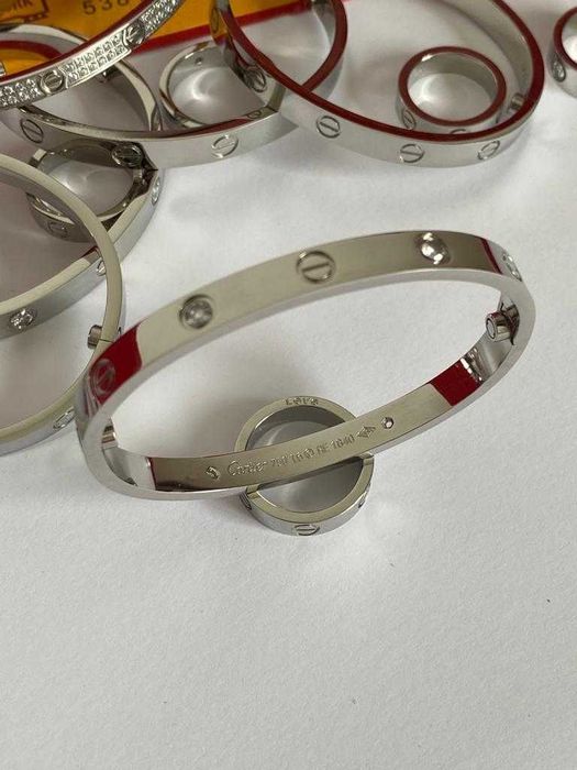 Cartier LOVE Bracelet 16 White Gold 750 Diamonds