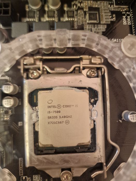 Intel Core i5-7500 gigabyte h-110  кулер