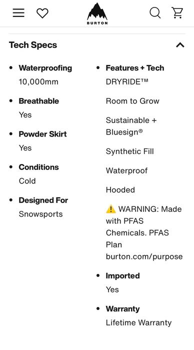 VÂND geaca de schi/snowboard