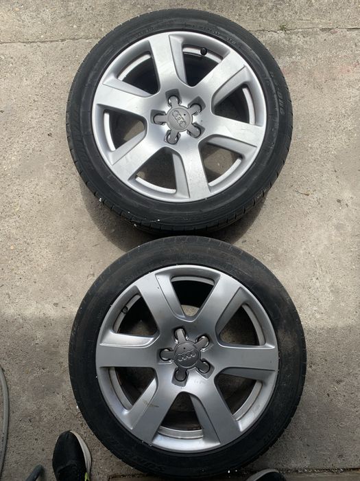 Vand jante r17 5x112 audi sau schimb cu r18
