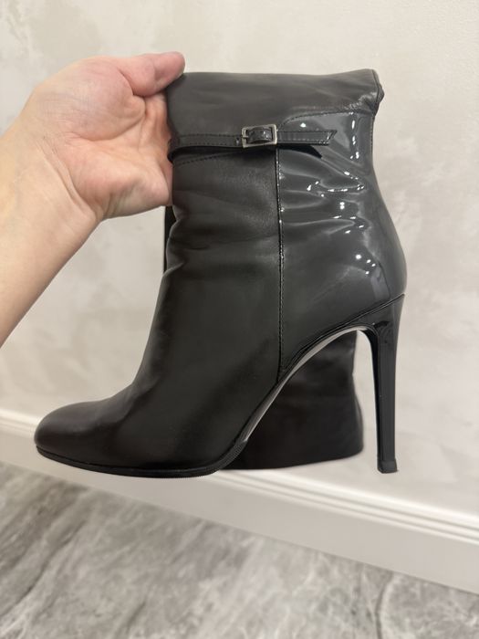 Ботфорты кожаные