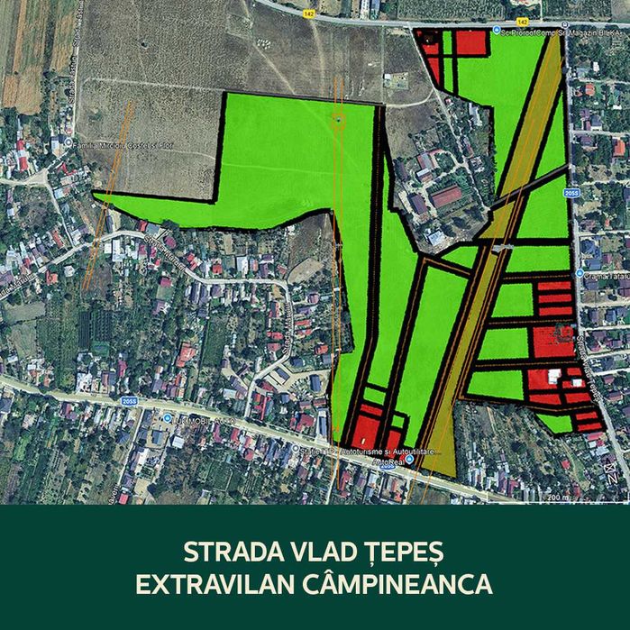NOU Vanzare 400 de loturi de teren Focsani/Campineanca