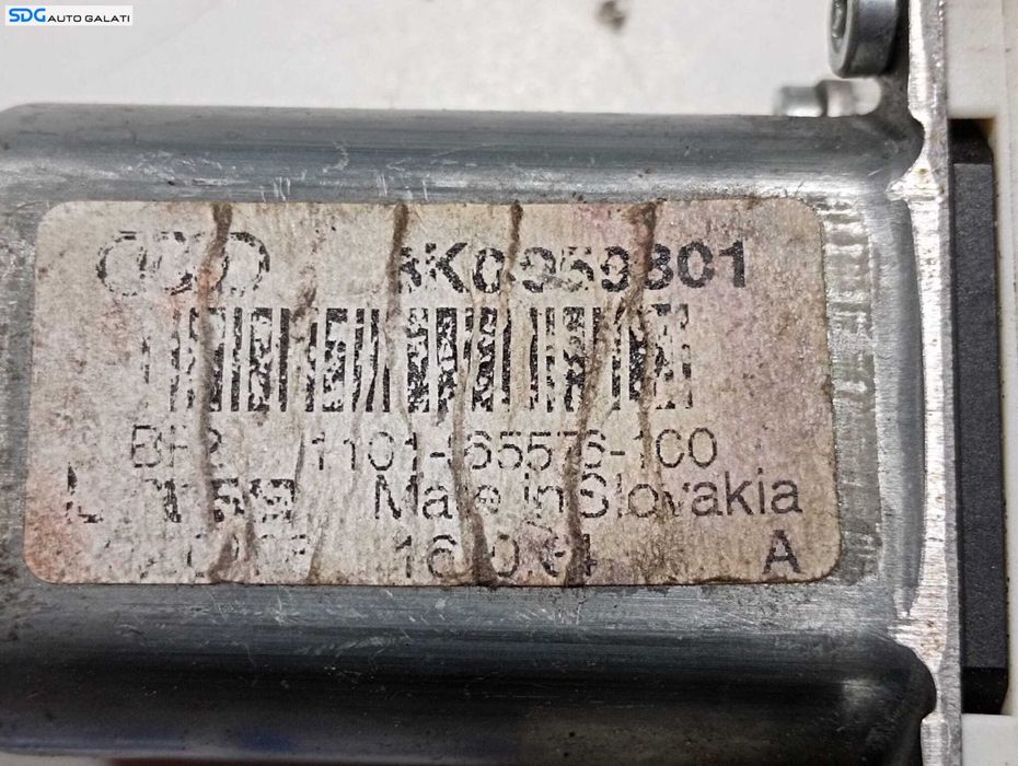 Motoras Macara Electrica pentru Geam Sticla Usa Portiera Stanga Fata Audi Q5 8R 2008 - 2016 Cod 8K0959801 [M5436]