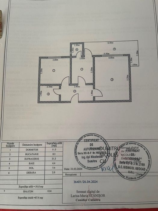 Vând apartament Drăgășani